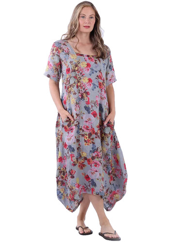 Italienisches leinen blumen - italienisches,