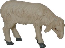 Krippenfigur Schaf äsend 4,7 cm Polyresin für 15-20 cm Figuren