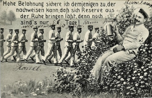 Kaiserreich 1910 soldaten - ak,