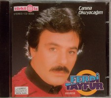 15077--Ferdi Tayfur Canina Okuyacagim Kapak Türküola CD Akbas 1988 