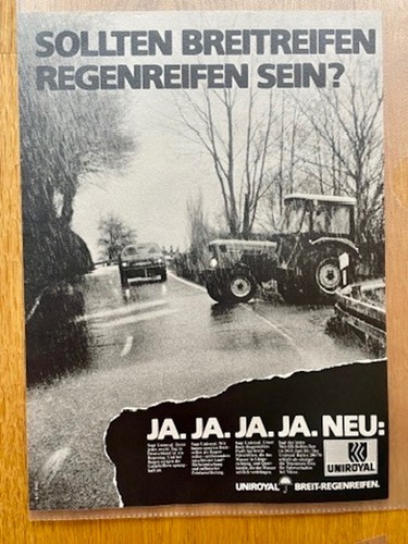 1982 uniroyal breitreifen - 1982,