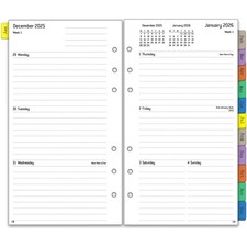 Wochenplaner Einlage Personal