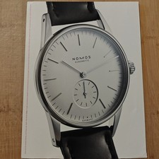Nomos Orion Uhr Watch 2008 Vintage Werbung Anzeige Advert Werbeanzeige Adv