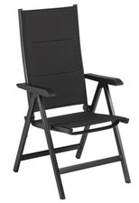 Kettler BASIC PLUS PADDED Multipositionssessel, anthrazit, Alu / Textilene