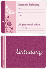 Einladungskarten Geburtstag