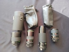 1 Konvolut 4 Objektive , Makinon + Unitor + Tokina + Hanimex