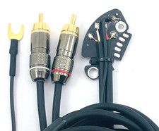 Technics SL 1200 1210 MK2 MK3 M3D MK3D MK5 MK6 Cinch Phono Kabel mit Masse |4N