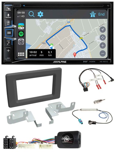 Alpine dab tmc bluetooth 2din - dab,