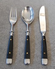 WMF ALTE POST  Speise - Besteck, 3 teilig, Messer, Gabel und Löffel