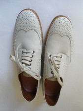 H by Hudson Damen Schuhe Größe 39 neuwertig Leder Budapester Brogues hellgrau