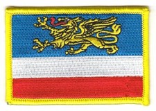 Flaggen Aufnäher Patch Rostock Fahne Flagge