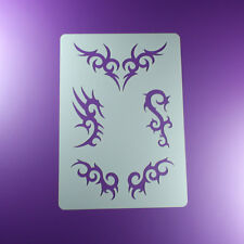 A4 Schablone Ornament Tribal 4
