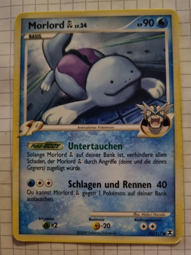 Pokémonkarte morlord 111 - morlord, 76/111