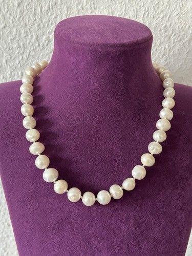 Echte perlenkette mit silber - perlenkette,