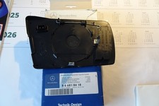 Spiegelglas zum Kleben links asphärisch getönt für Mercedes C-Klasse W202 S202