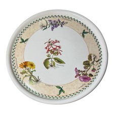 SPIGARELLI CERAMICHE ITALIENISCHER BOTANISCHER TELLER 12 ZOLL FLORALES DESIGN *B