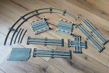 LEGO train crossing rails