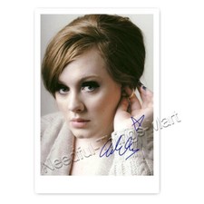 Adele - Great Singer , Actress - Autogrammfotokarte [AK3]