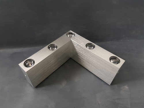 Led eck wandleuchte - led, alu