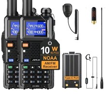 BAOFENG UV-5RH 10W bidirektionale 8-Band-Handfunkgeräte 25Km große Entfernungen 