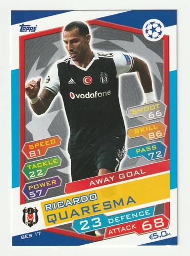 Ricardo quaresma 2016 - quaresma, topps