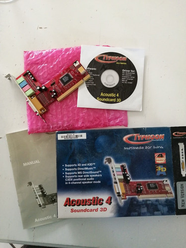Typhoon acoustic soundcard - acoustic, 4