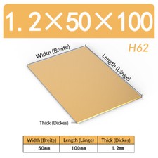 Messingblech 0,5mm-6mm H62