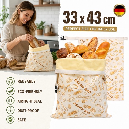 Bienenwachs brotbeutel - bienenwachs,