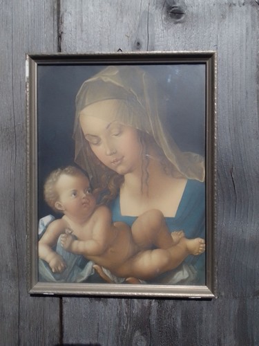 Vintage madonna mit kind - madonna,