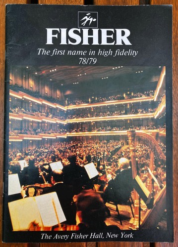 Vintage prospekt fisher high - prospekt,