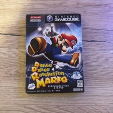 GameCube Dance Dance Revolution with Mario JAPAN "nur Spiel" Complete in Box