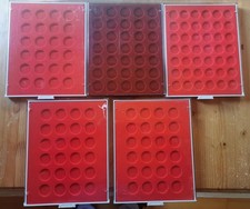 5 Lindner Münzboxen -