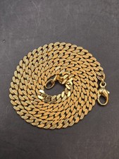 Kette 333 Gold Goldkette in 8kt Gelbgold Panzerkette  21,4 Gram 45,5 cm lang ?