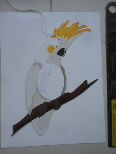Kakadu vogel figur - kakadu,