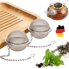 2x Teesieb aus rostfreiem