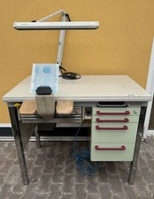 KaVo EWL Einzeltisch Arbeitstisch Labortisch mit Absaugung und Absaugmaul Nr 604