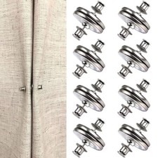 10 Paar Stark Magnetische Vorhang Gardinen Halter Raffhalter Magnetverschluss