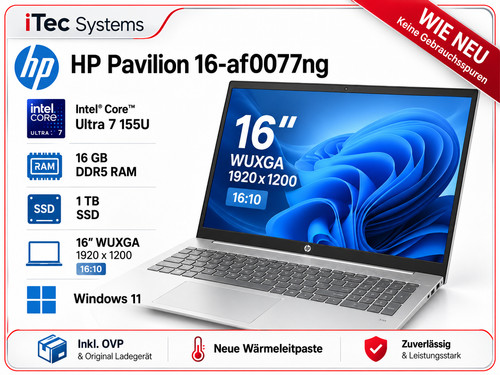 Pavilion laptop full - 16",