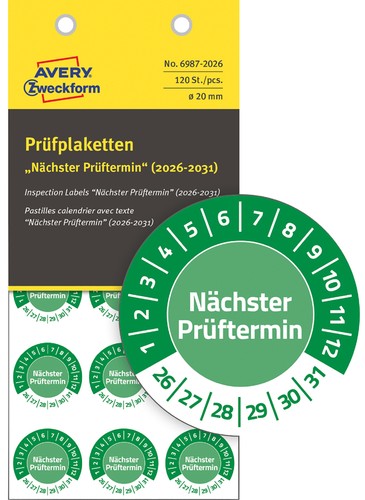 Avery zweckform prüfplaketten - zweckform,