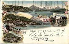 Gruss aus Zug - Litho -146848