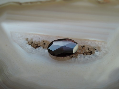 Echter granat facettiert - granat,