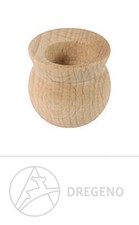 Ersatzteile & Bastelbedarf Holztülle Kugelform 100 Stück BxHxT 2,4cmx2,4cmx2,4cm