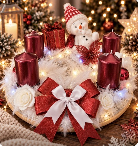 Adventskranz weihnachten - adventskranz,