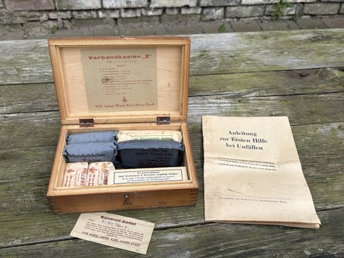 Historischer ddr verbandkasten - ddr,