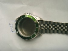 uhrenarmband echt   titanium lx design 20mm stege