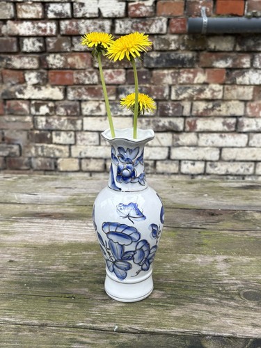 Blau weiße porzellanvase - blau-weiße, mit