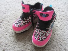 Rollschuhe HEELYS POP CONTEND Kids Schuh neon pink/black/white/hearts Größe 32