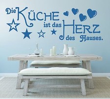 WANDTATTOO Sprüche Küche ist