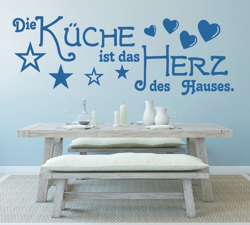 Wandtattoo sprüche küche ist - wandtattoo,