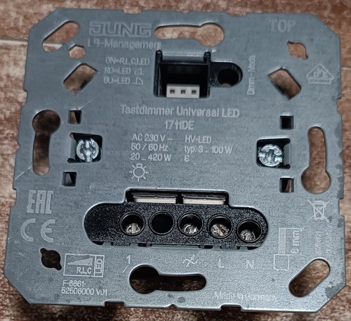 Tastdimmer jung 1711de - tastdimmer,jung,